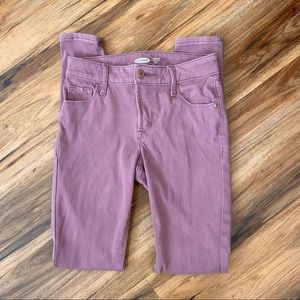 Old Navy Rockstar Super Skinny Jeans Purple Pink